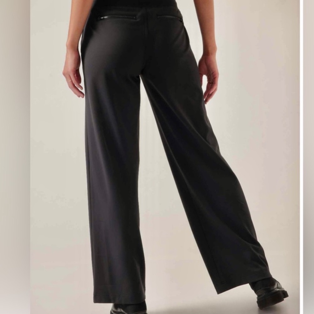 NWT Athleta Venice Wide Leg Pant Size Medium Petite - Picture 2 of 4